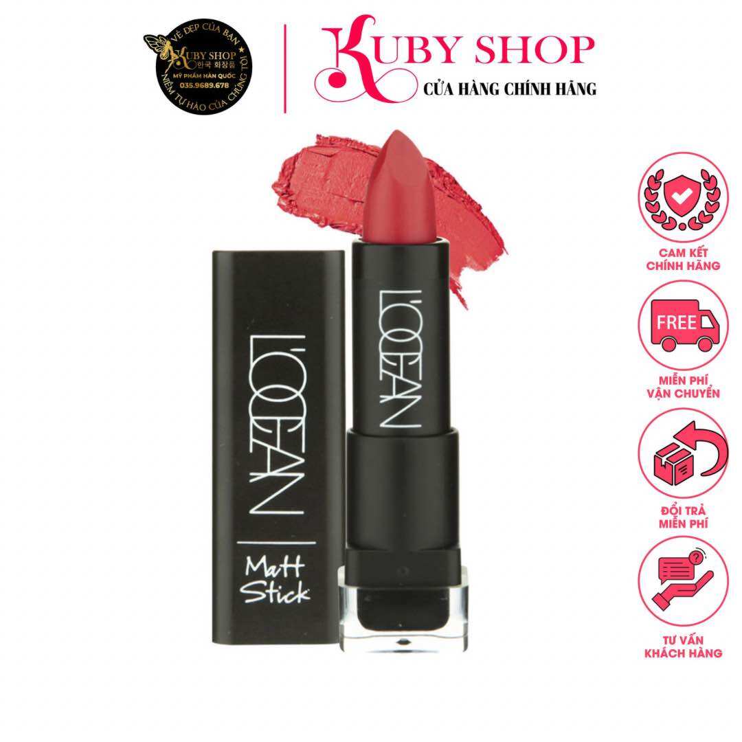 Son lì Vitamin Hàn Quốc Locean Matt Stick 3,3g cho đôi môi trở nên gợi cảm