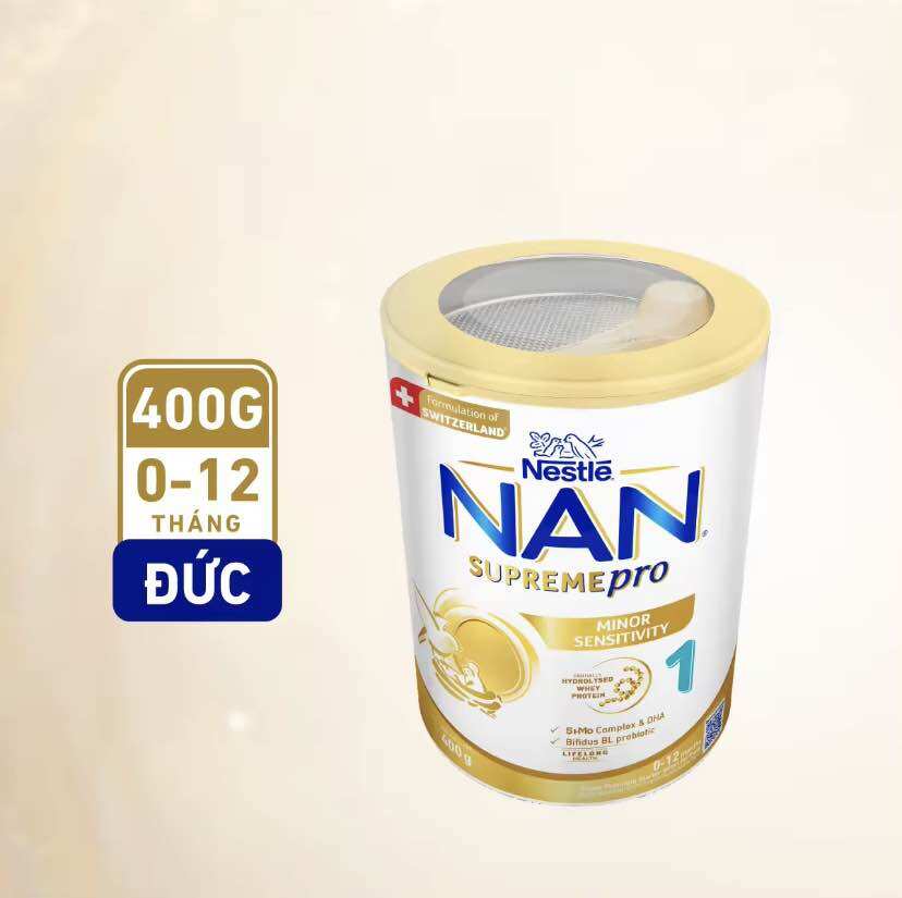 Sữa Bột Nestle Nan Supreme PRO 1 - Hộp 400g