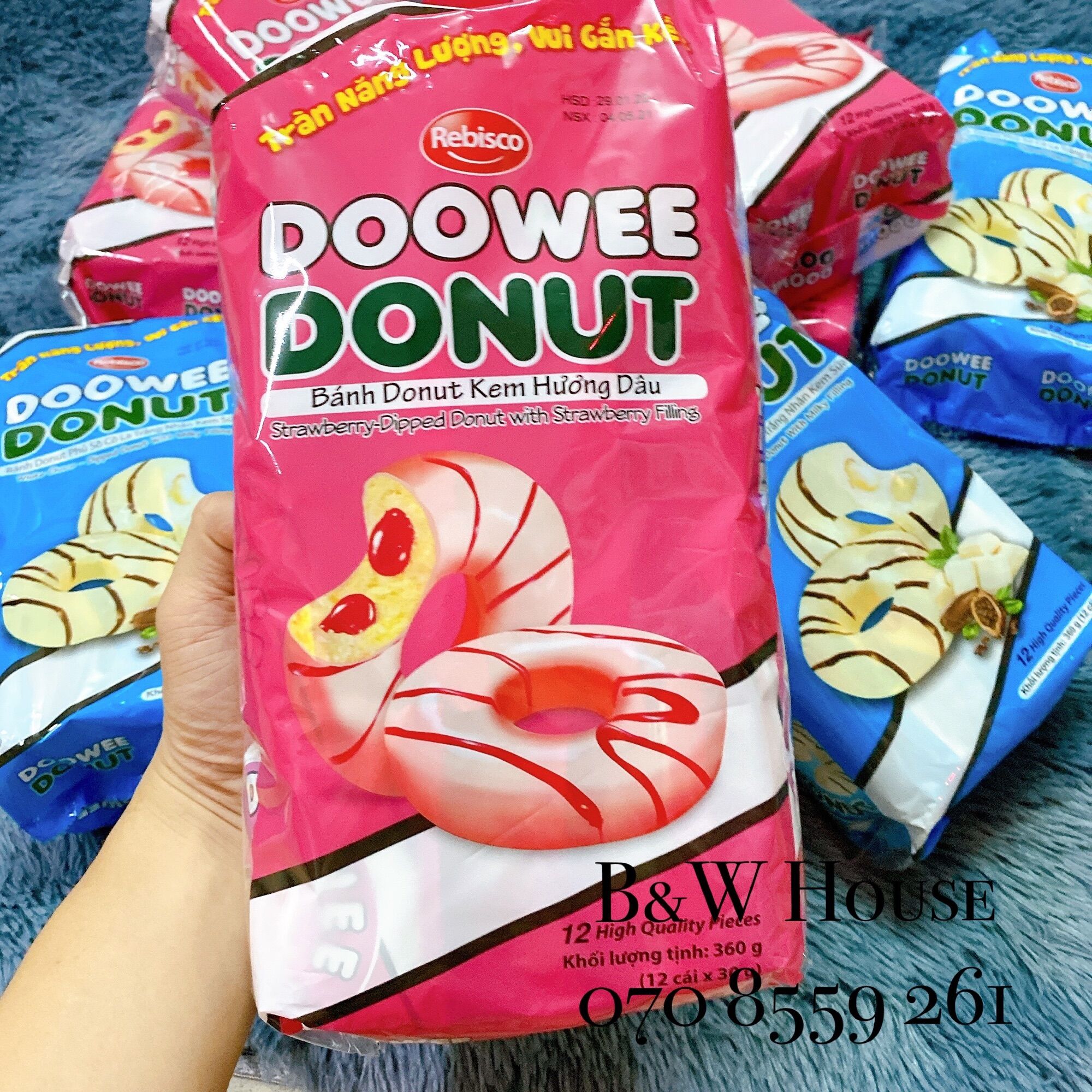 Bánh doowee donut 360g