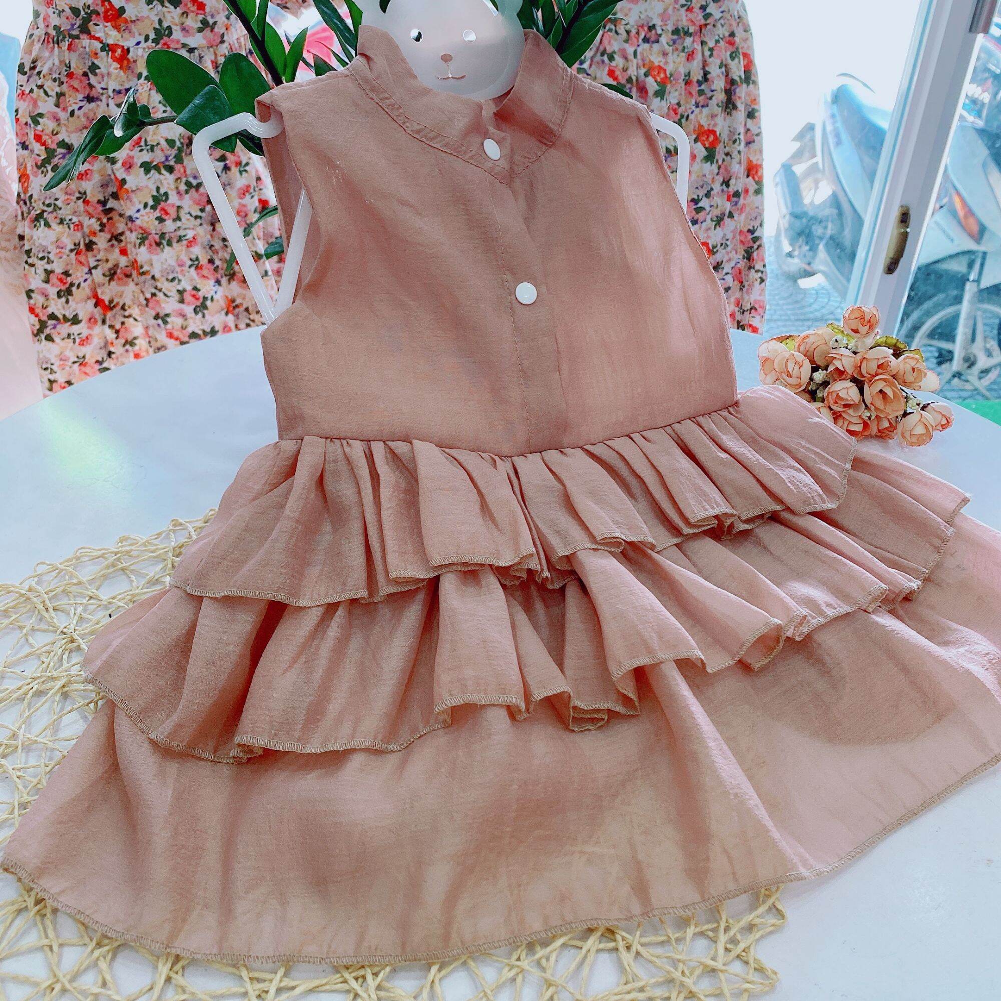 [ CÓ QUÀ TẶNG 💝] Đầm đầy tháng, thôi nôi, đầm bé gái