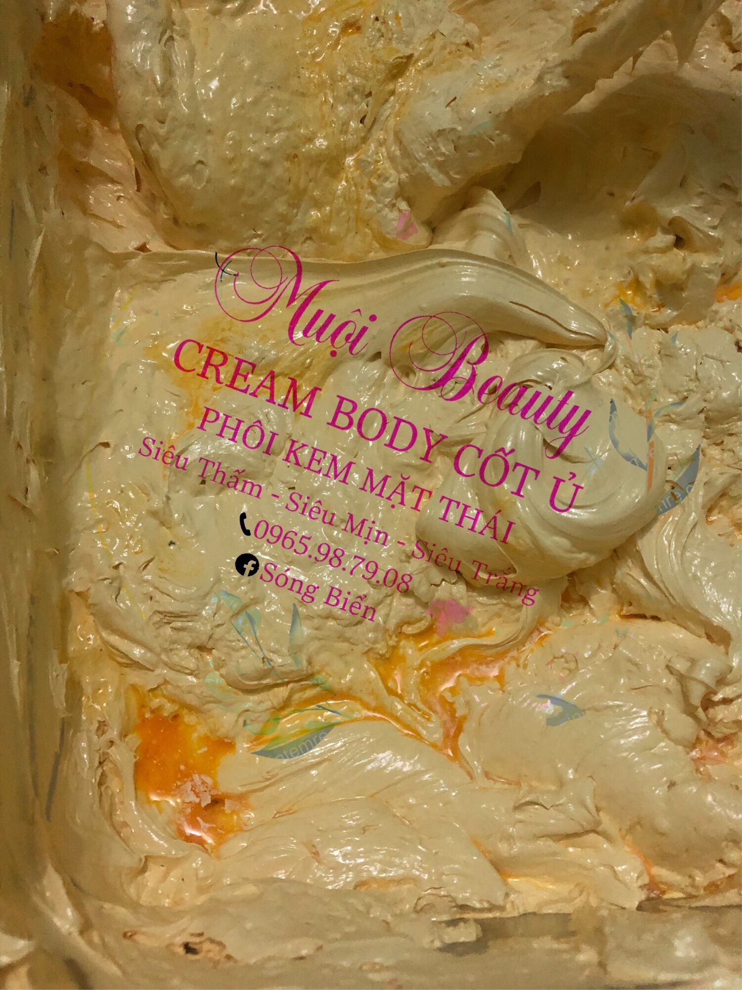 Body Cốt Phôi Kem Mặt Thái Loại 1. Hộp 500gr