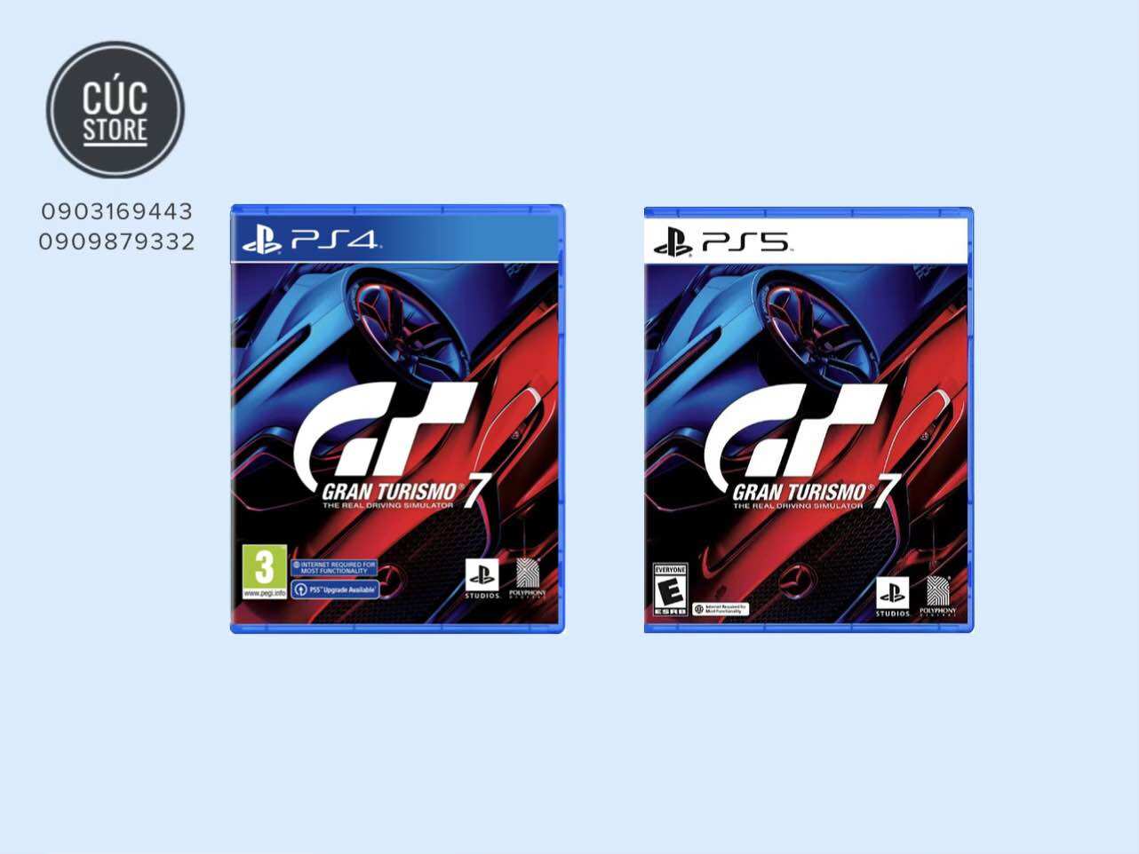 Đĩa chơi game ps4 / ps5: gran turismo 7