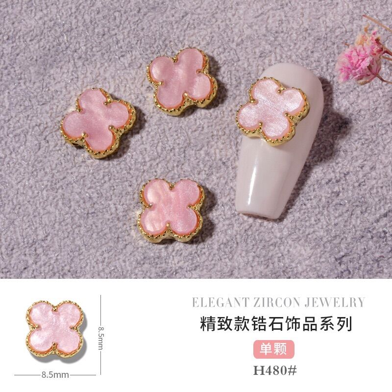 Charm Nail 4 lá trang trí móng