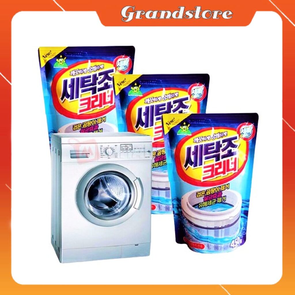 Bột tẩy vệ sinh máy giặt lồng đứng và lồng ngang