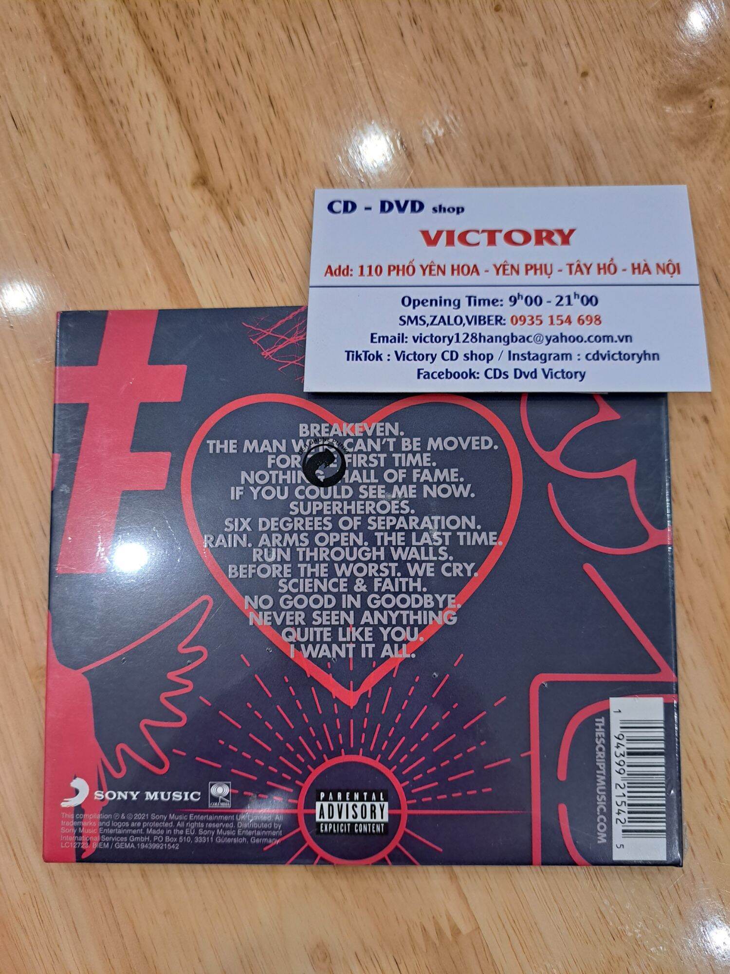 cd The Script , Greatest hits
