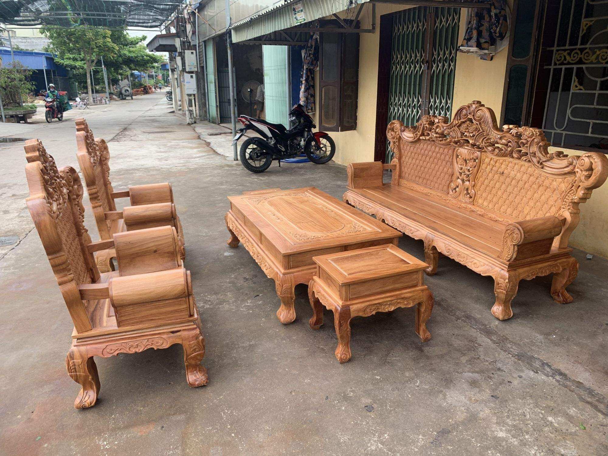 Bộ hoàng gia 6 món gỗ gõ