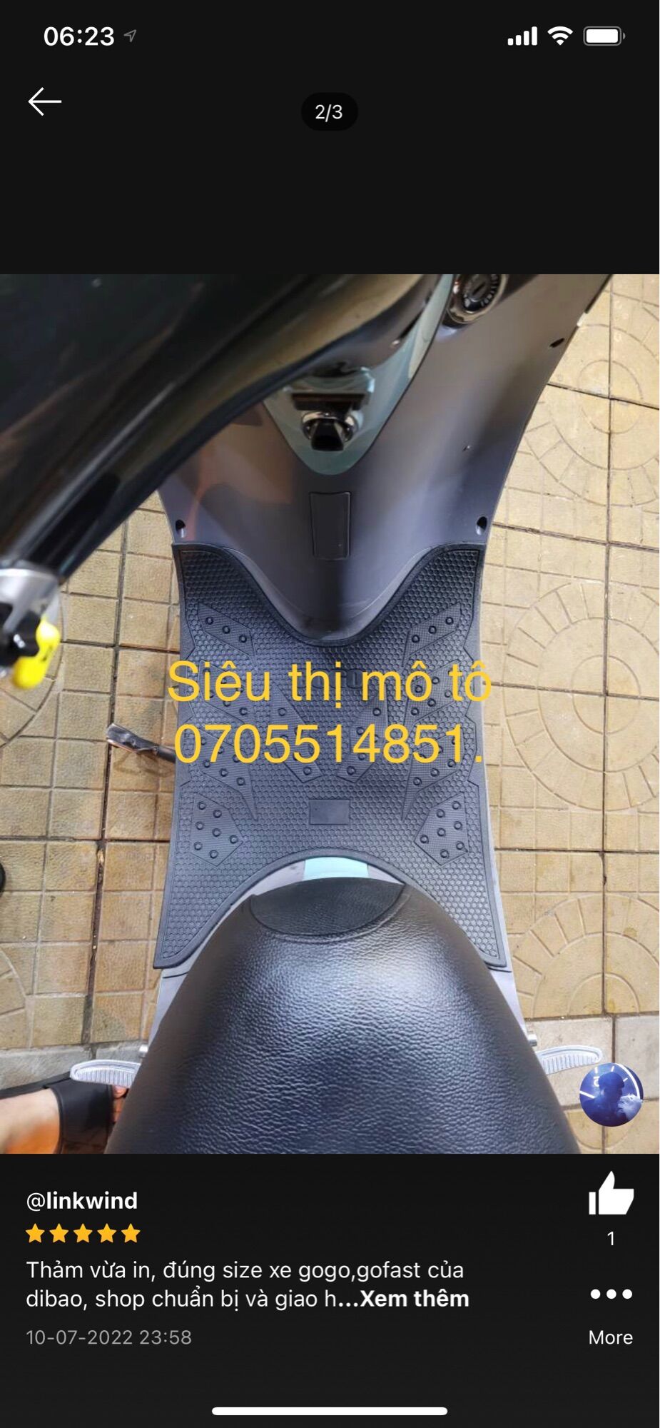 Thảm Lót sàn cao su xe điện Gogo