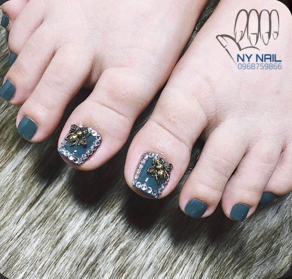 K303 Bộ 24 móng chân giả giá rẻ/ nailbox/ móng úp chân
