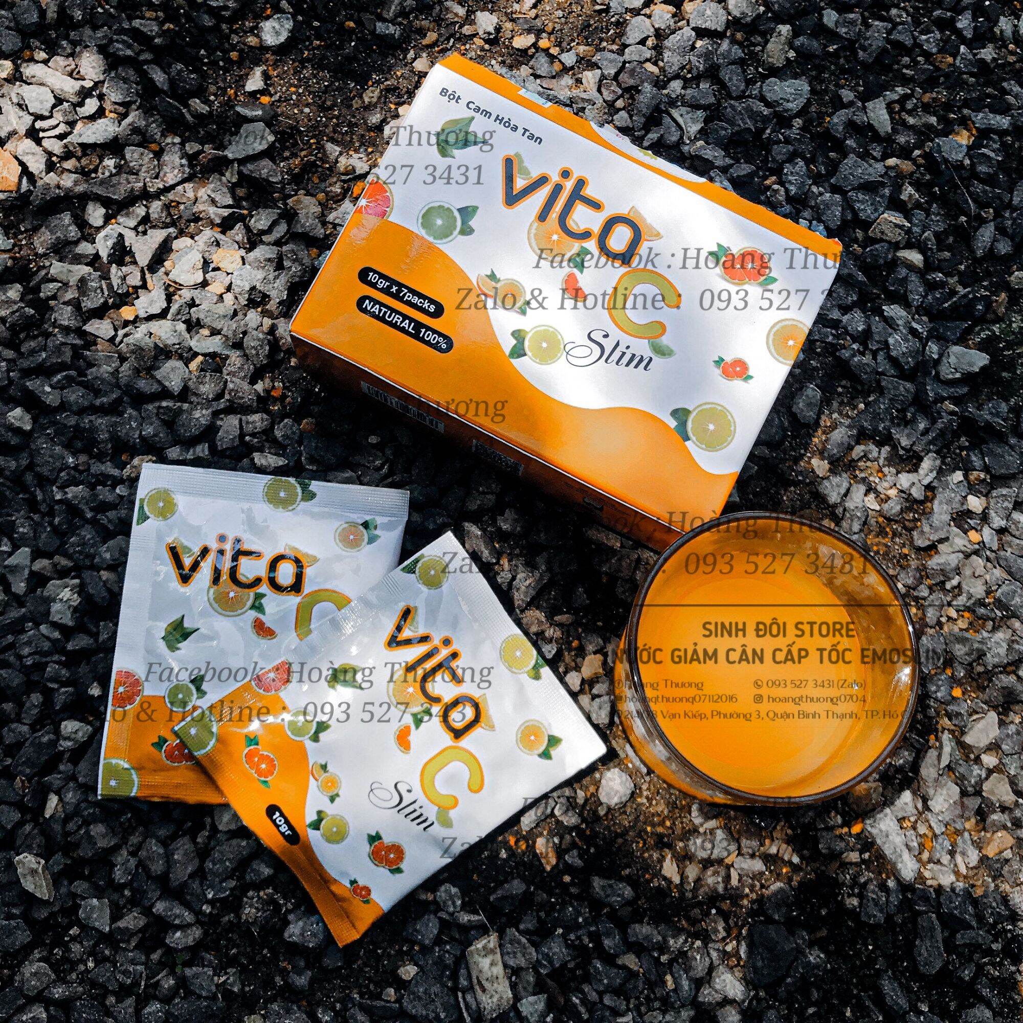 [HCM]Nước giảm cân cấp tốc emoslim vị Cam