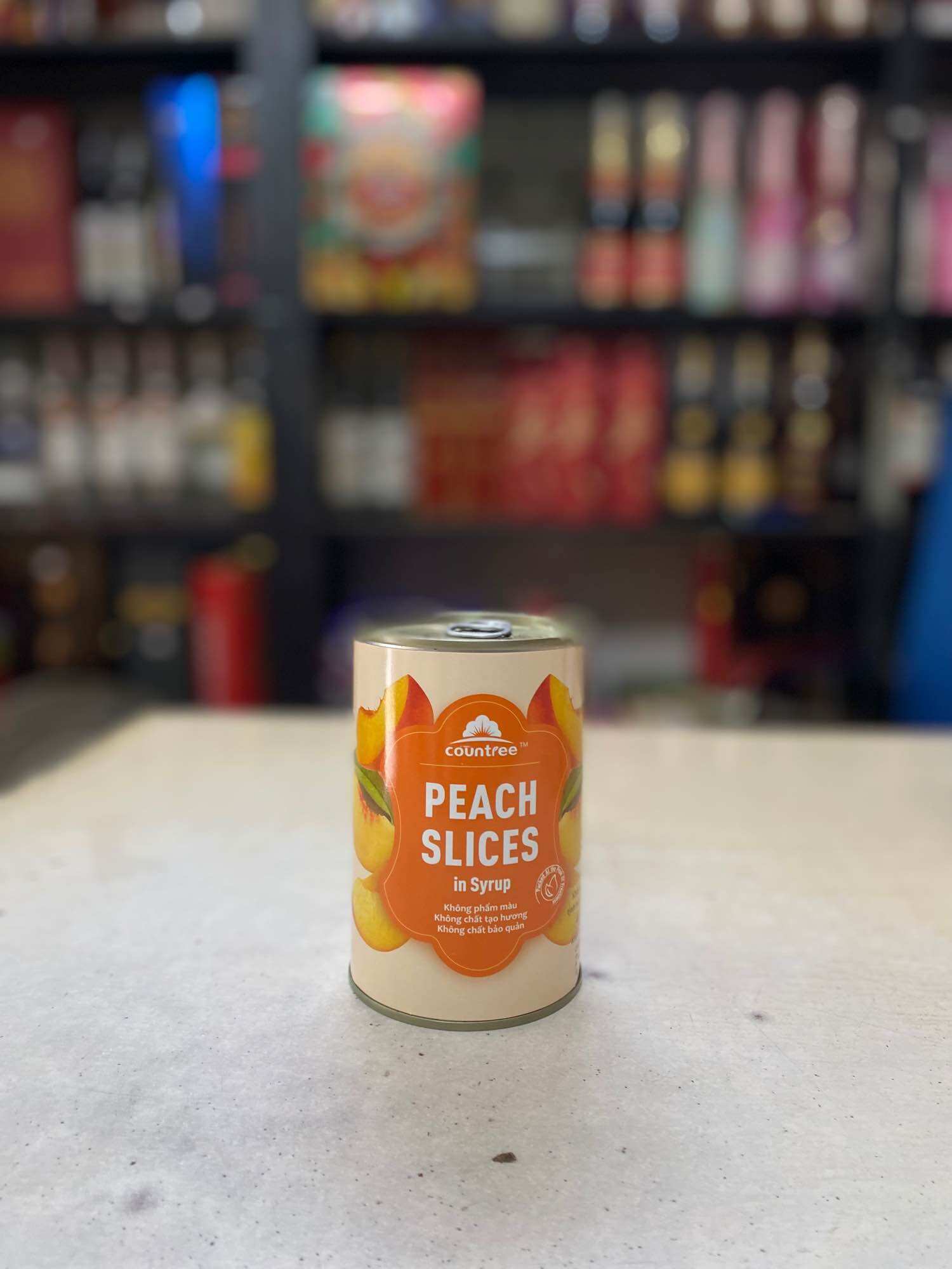 Đào Lát Ngâm Đường COUNTREE Peach Slices 425g