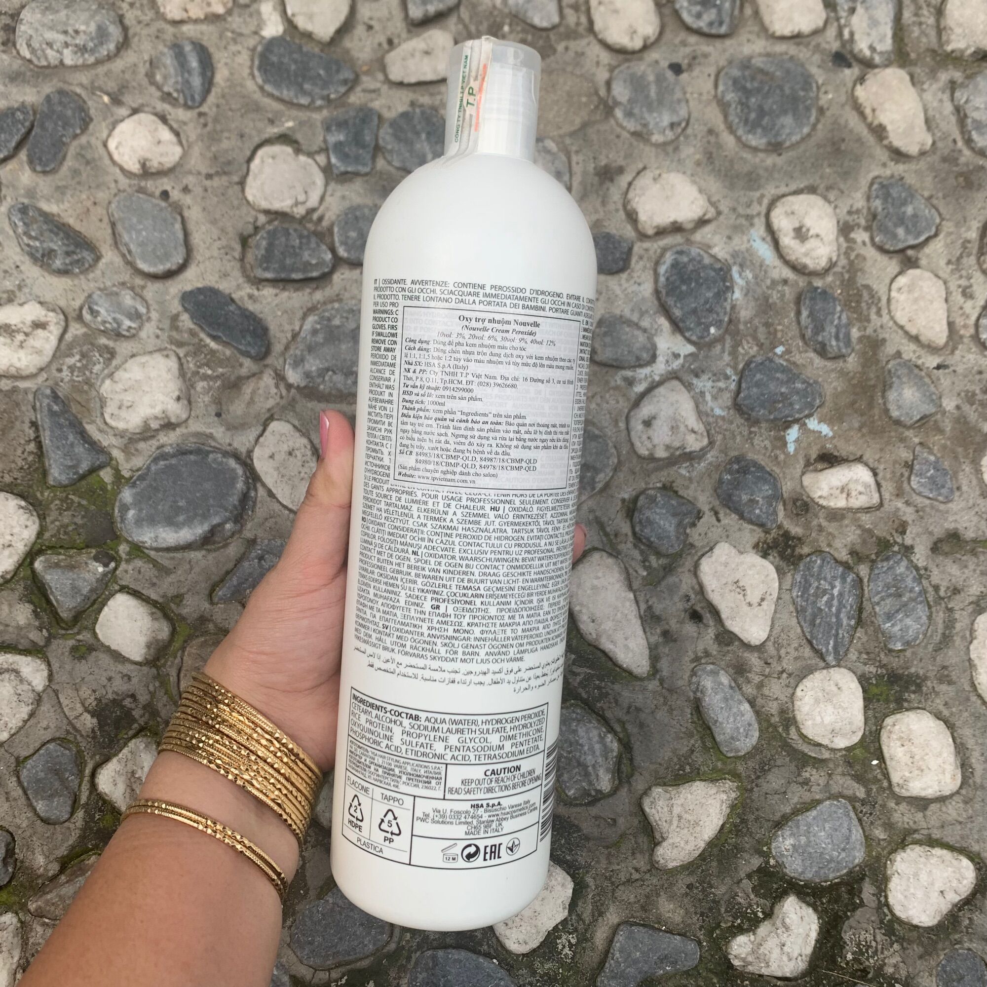 [HCM]OXY TRỢ NHUỘM Ý NOUVELLE 1000ml