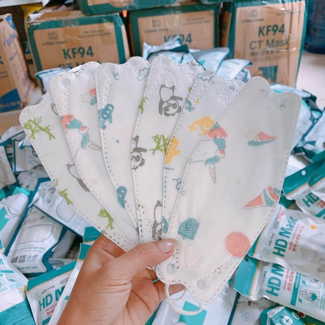 Set 50 chiếc khẩu trang Trẻ em KF94 An Phong