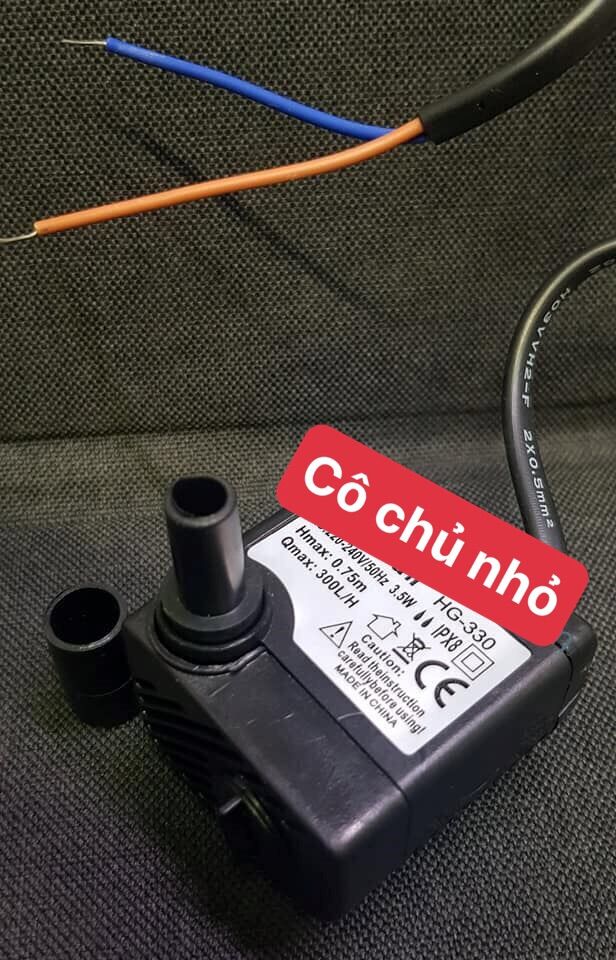 Bơm HG-330 3.5W Dành Cho Quạt Hơi Nước