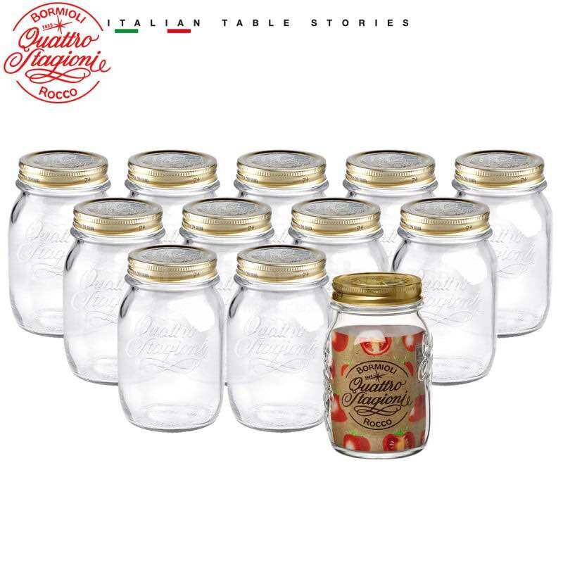 Hũ thủy tinh Quattro 700ml( Bormioli Rocco)