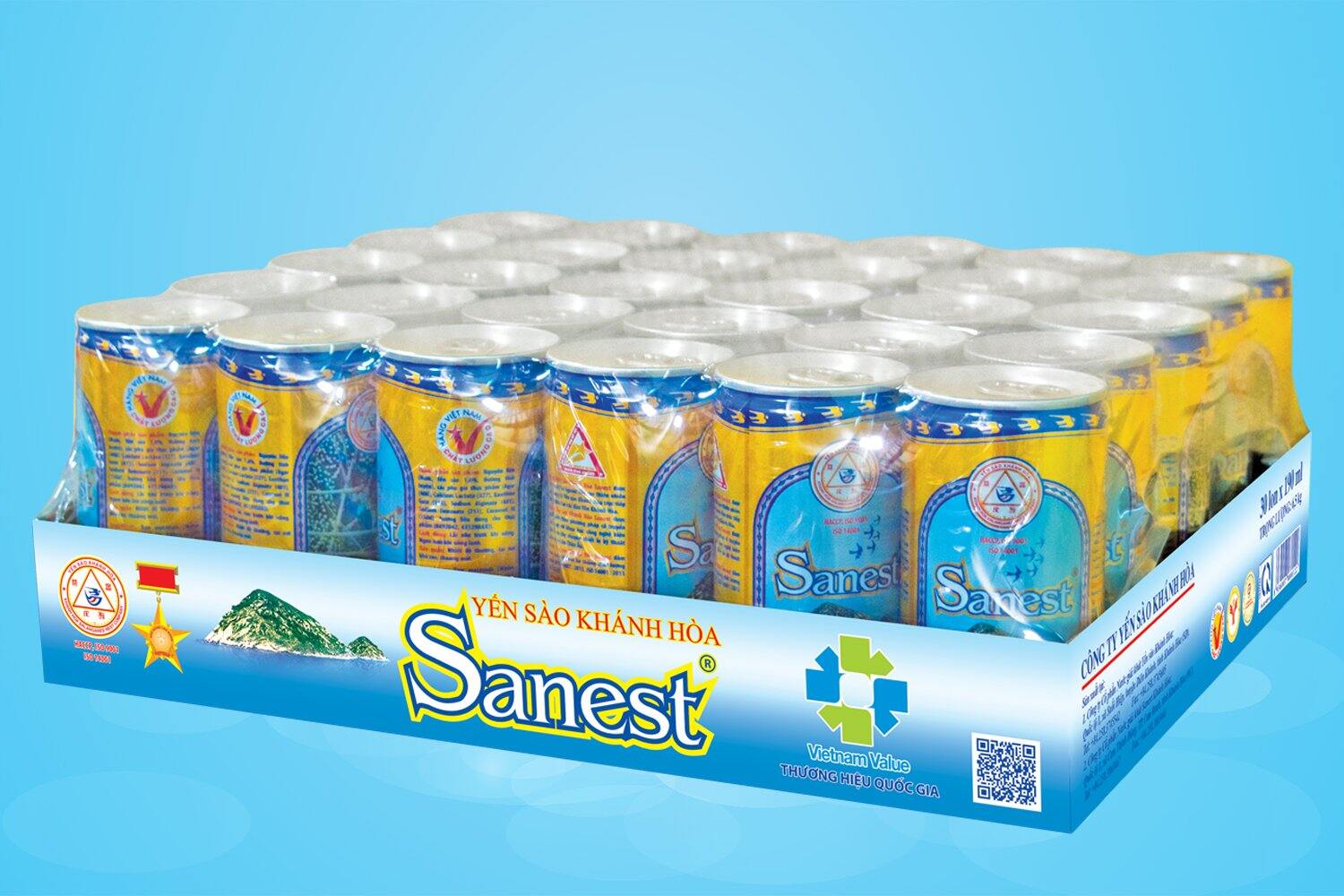 Nước Yến sanest Lon T/Kiêng/Kid x 190ml