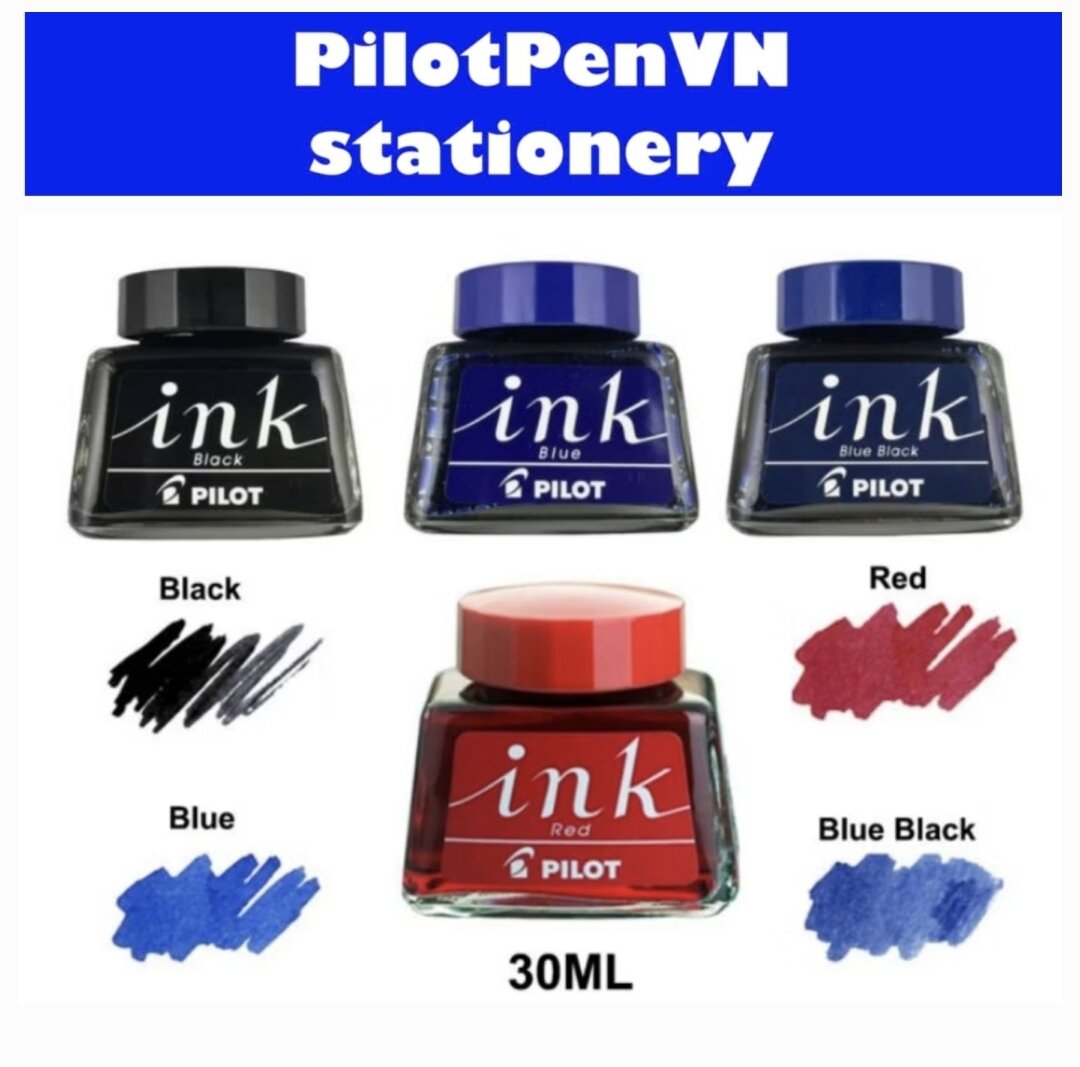 MỰC BÚT MÁY PILOT INK 30 MADE IN JAPAN - DÙNG CHO BÚT MÁY