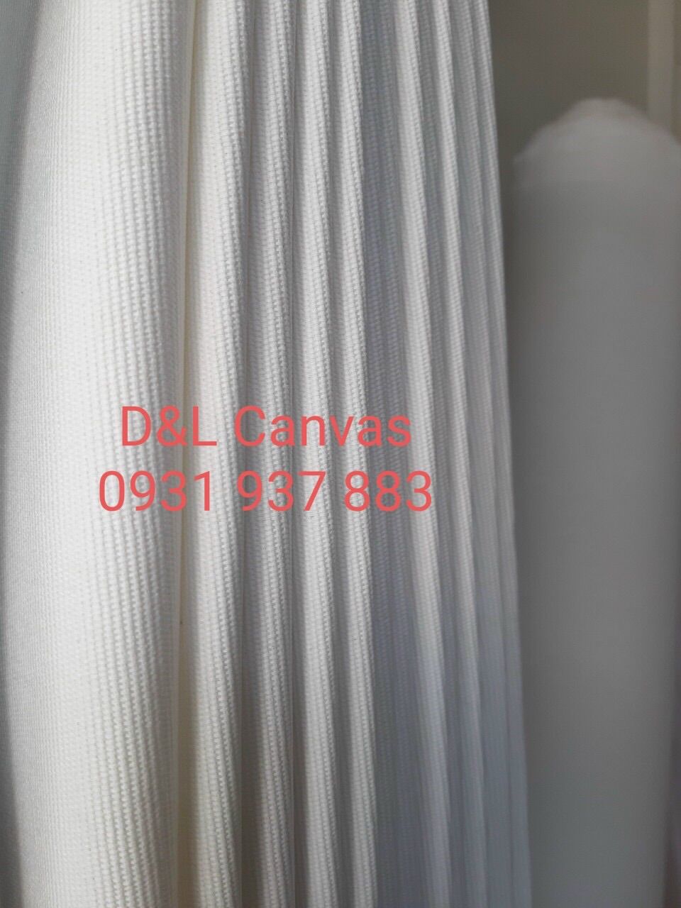 Vải bố canvas trắng tinh cao cấp khổ 1m6