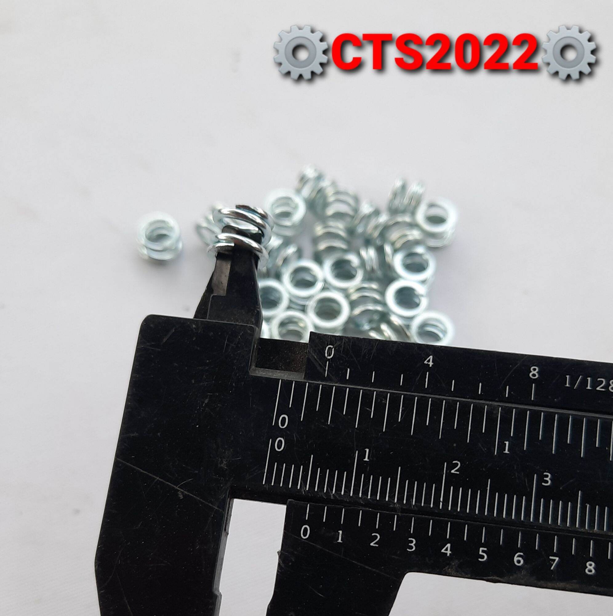 Lò xo nén phi 7.5mm sợi thép 1.0mm