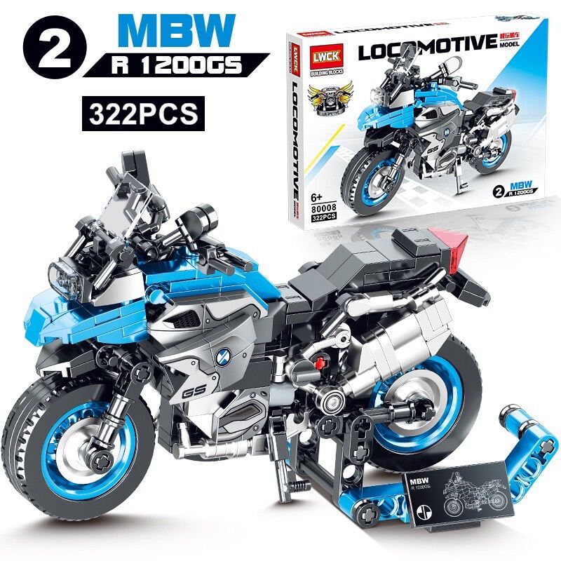 Bộ đồ chơi xếp hình Lego xe moto Bmw 1200cc mô hình xe máy phân khối lớn