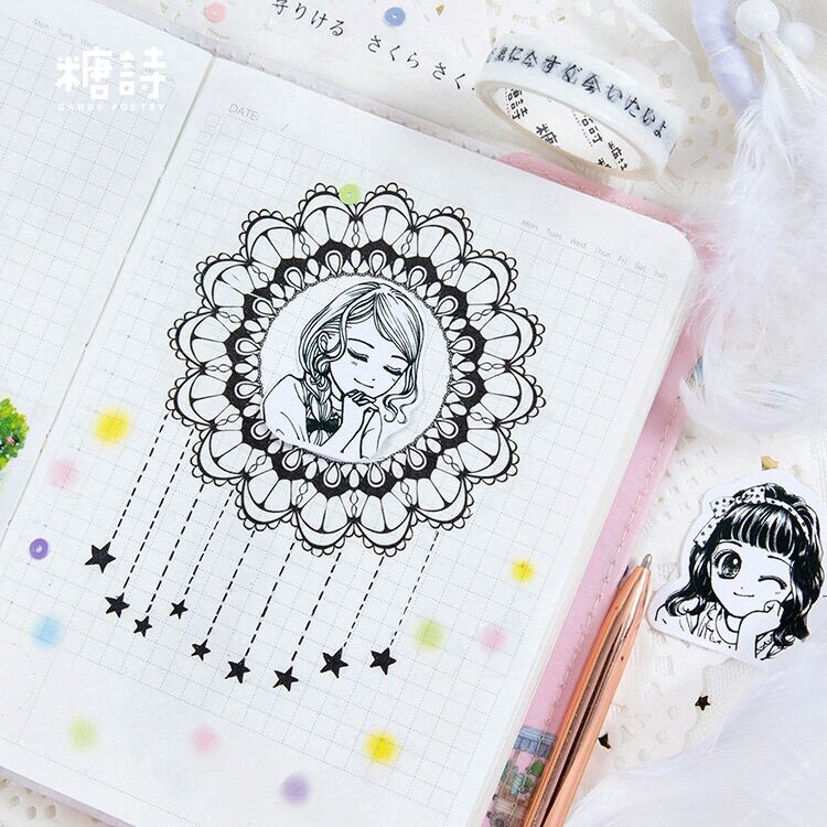 Hộp sticker box nhiều loại dễ thương
