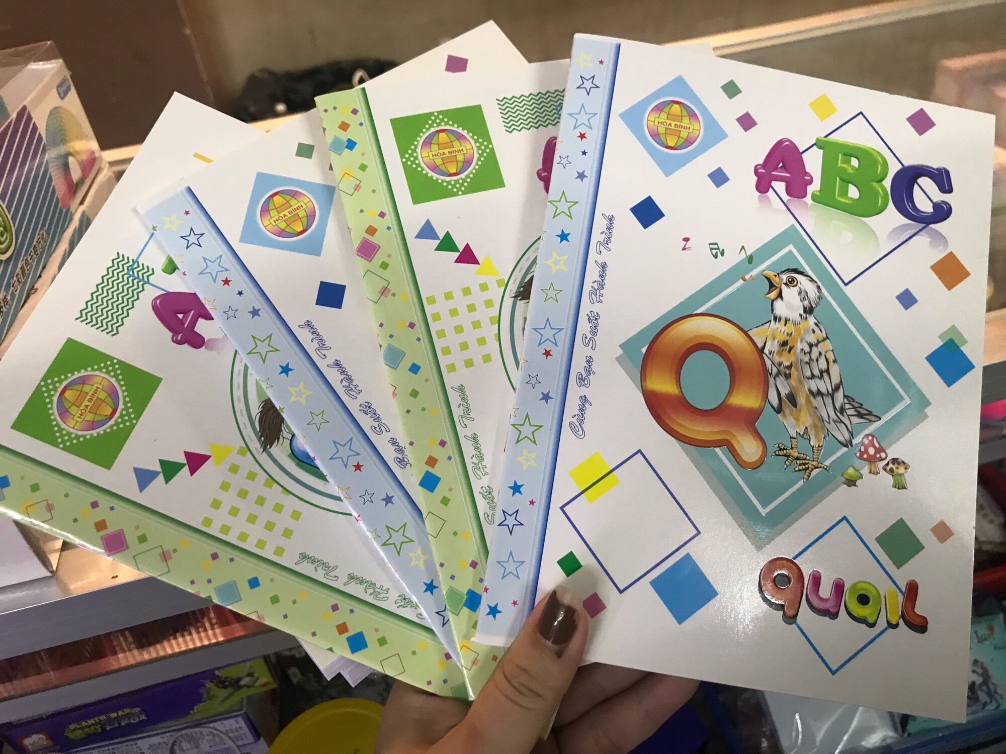 [HCM]Set 5 Quyển Tập 4 Ô Li ABC Hoà Bình