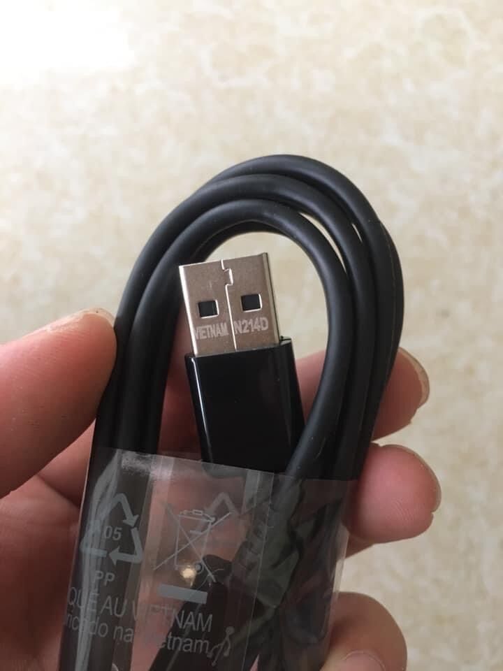 Cáp sạc sam sung micro đen trắng