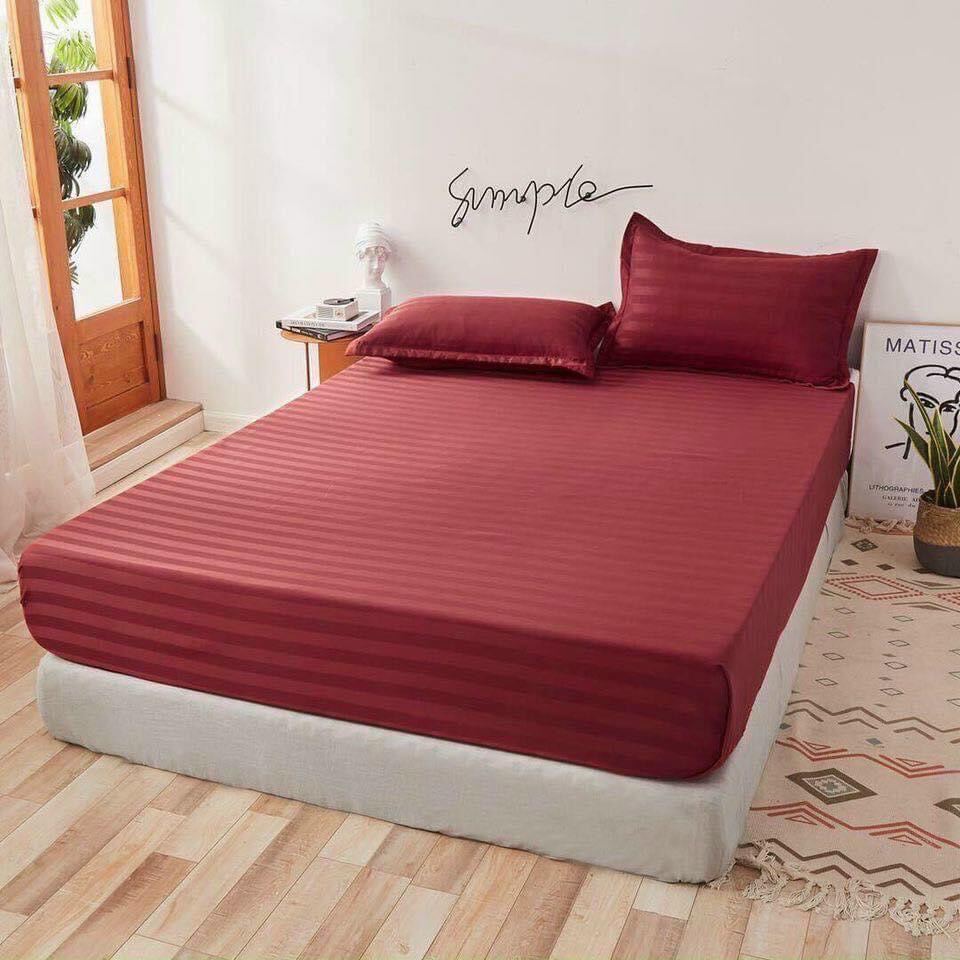 Bộ ga gối cotton 3f nhập khẩu