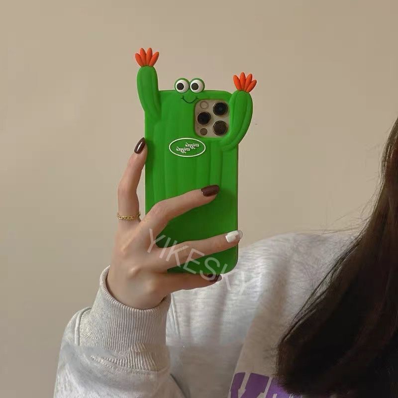 Ốp lưng xương rồng cute iPhone 6,6s,6 plus,...
