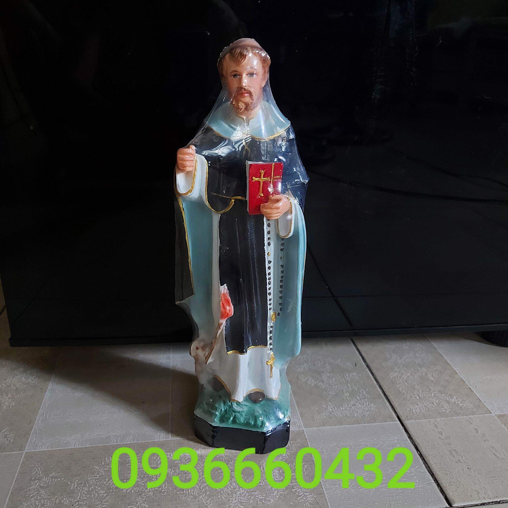 TƯỢNG CÔNG GIÁO THÁNH ĐA MINH 15CM 30CMPOLYCOMPOSITE