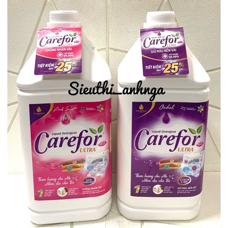 Nước giặt xả 6in1 carefor 3500ml