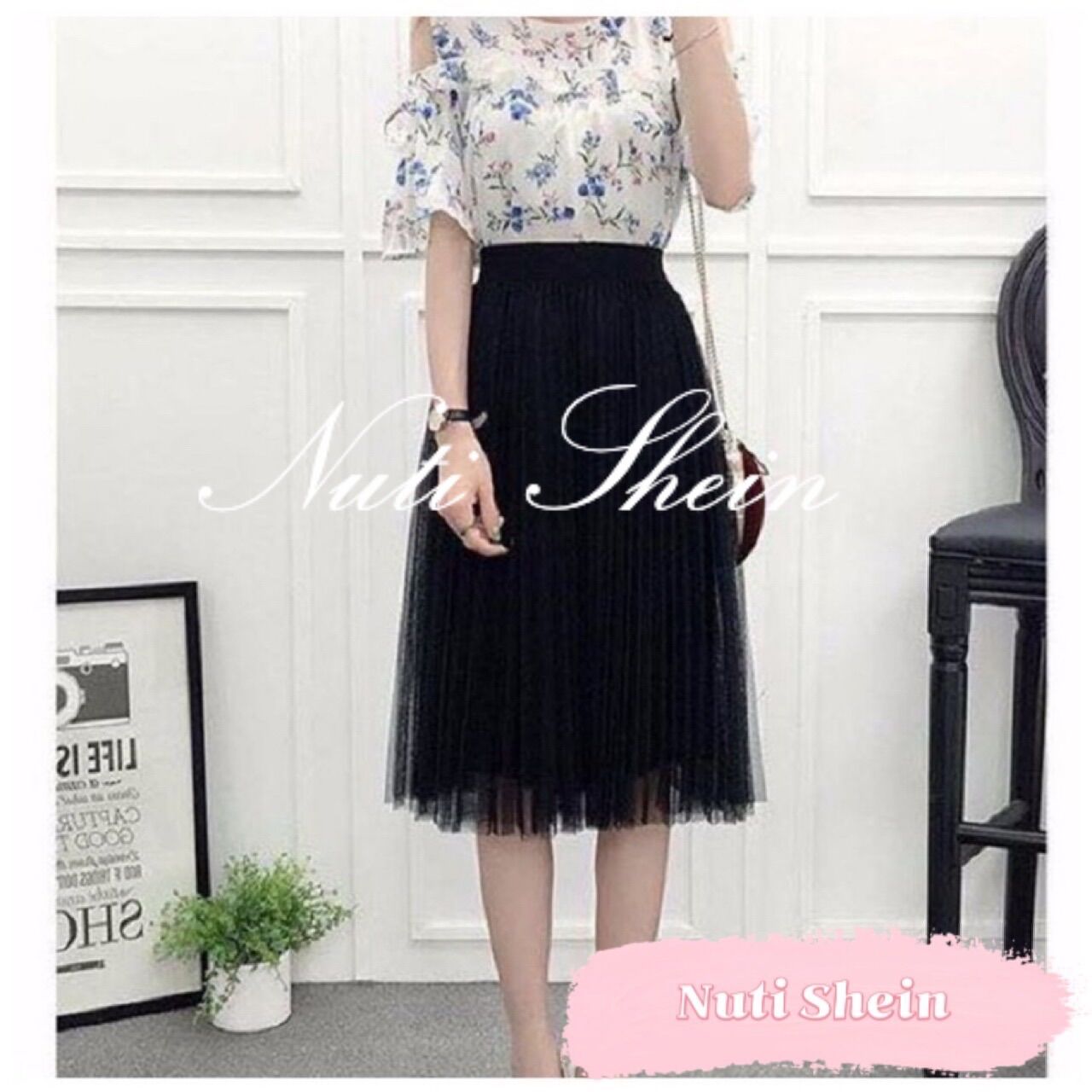 Chân Váy Nữ Váy Lưới Tutu Xòe