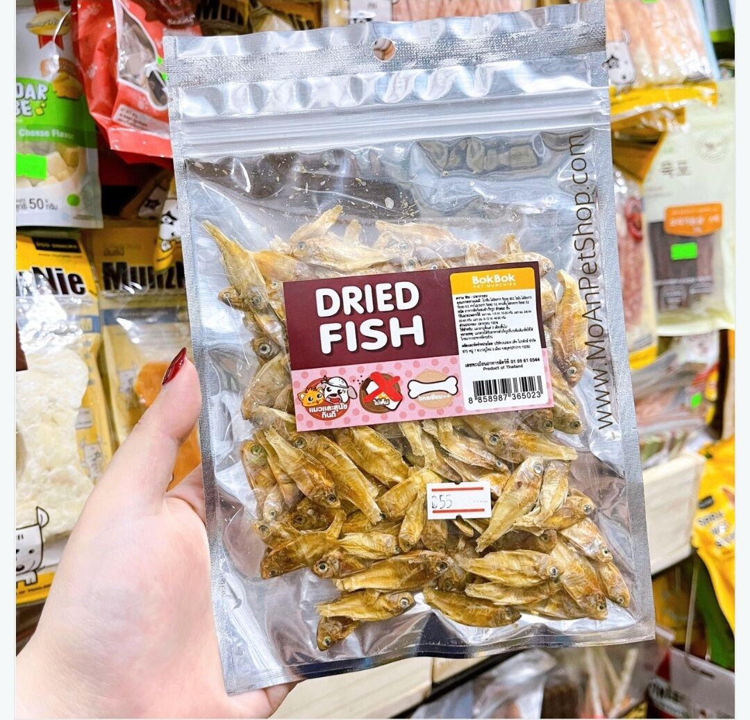 Snack cho thú cưng khô cá sấy bokbok thái lan 50g