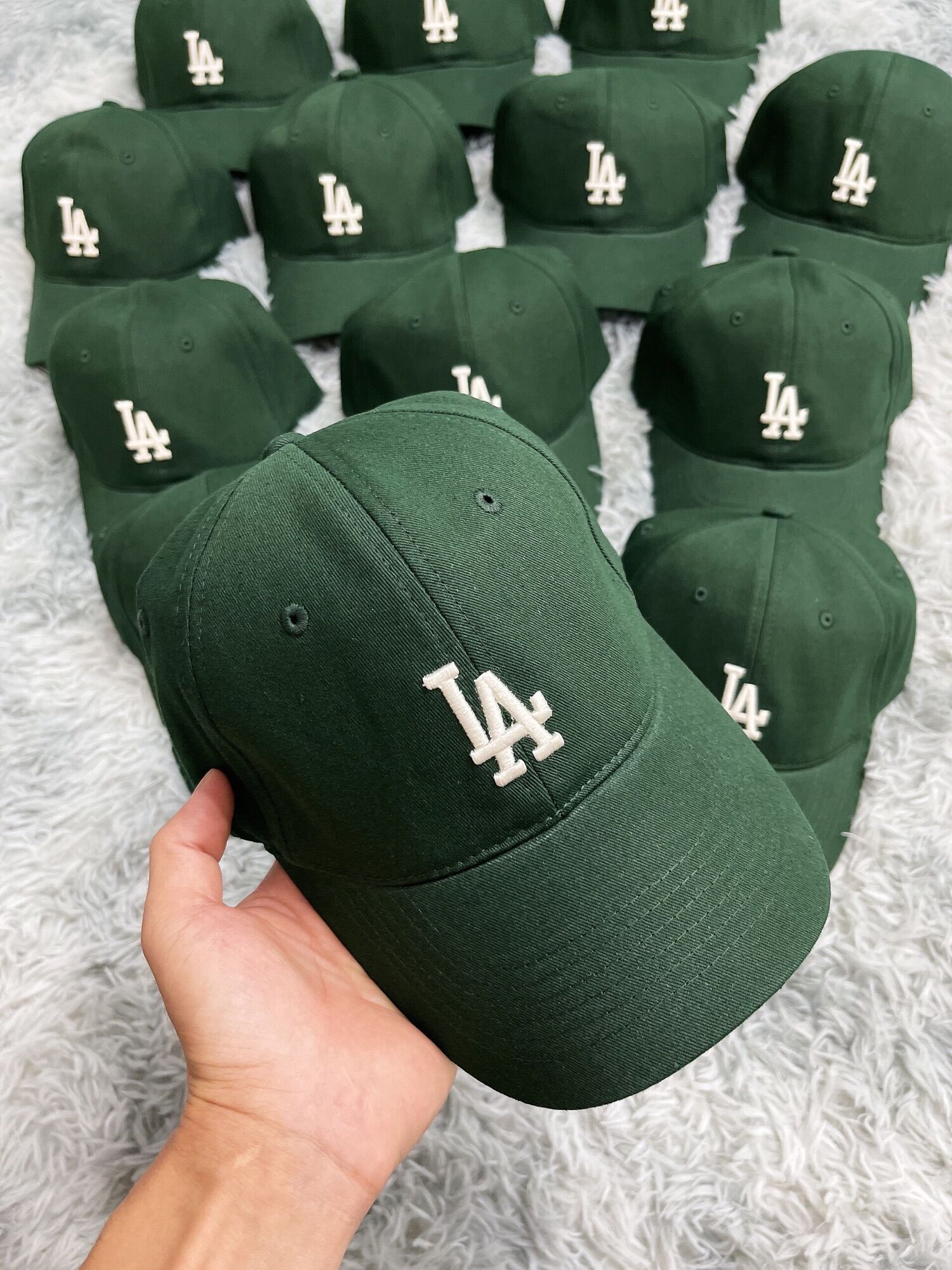 Mũ lưỡi trai L.A Green ( hàng xuất chuẩn)