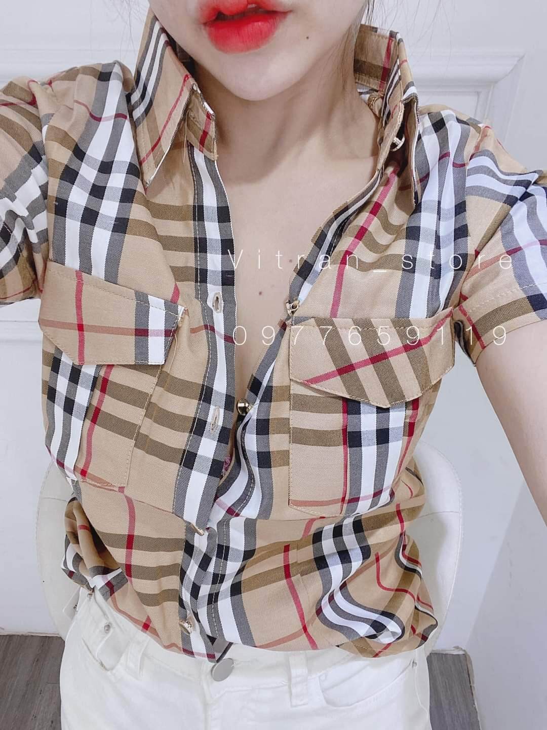 [HCM]ÁO SƠMI CARO BBR 2 TÚI