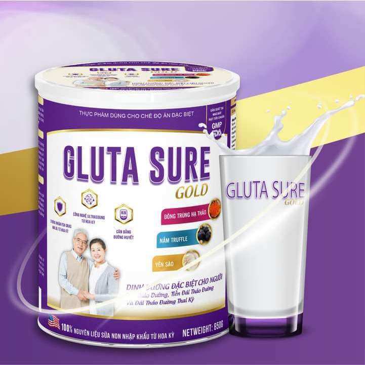 Sữa tiểu đường gluta sure gold - hộp 900g