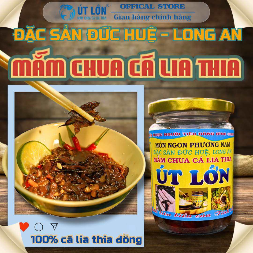 Mắm chua cá lia thia Út Lớn