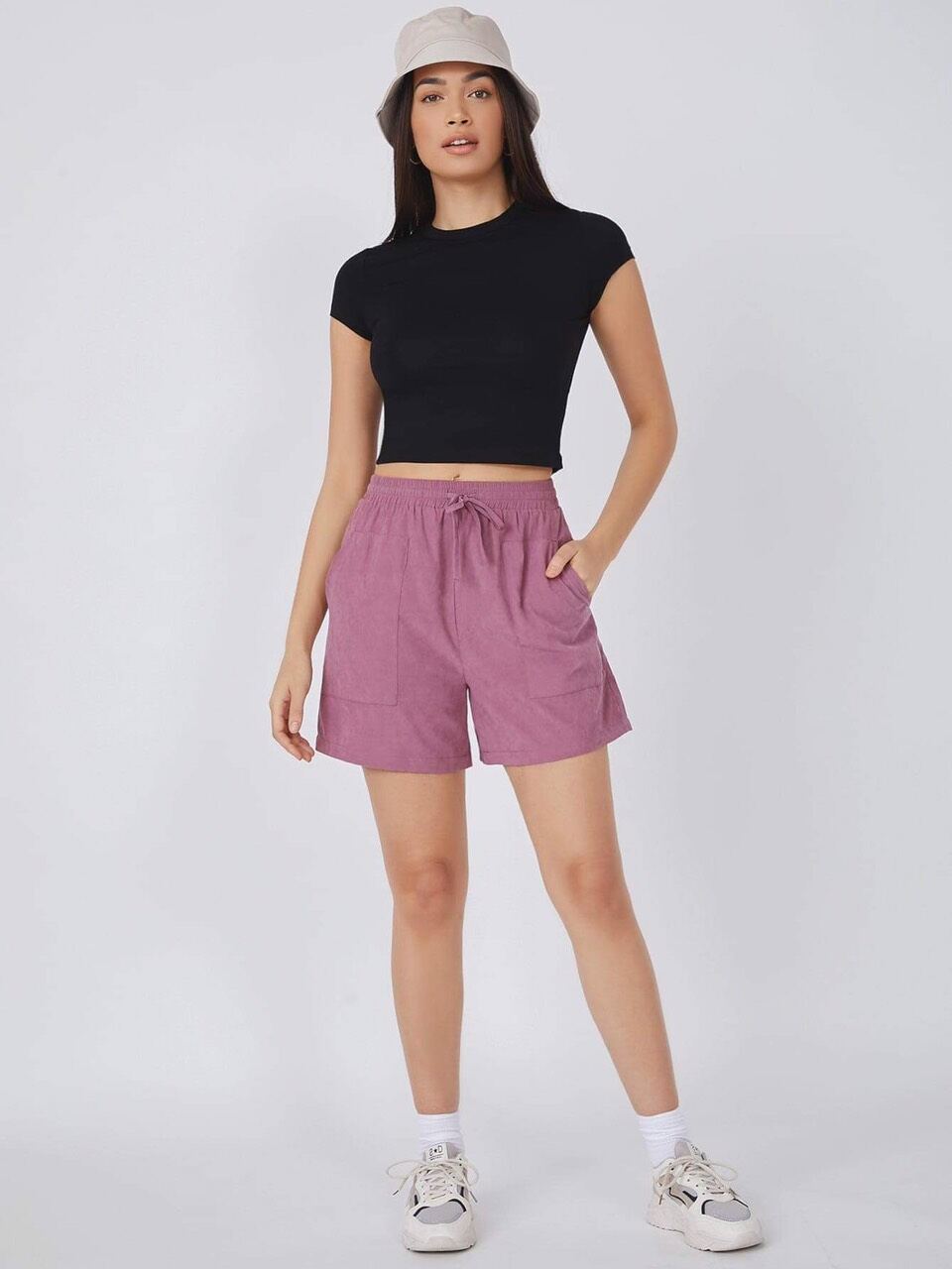 Áo thun croptop co giãn 4 chiều vnxk dư xịn