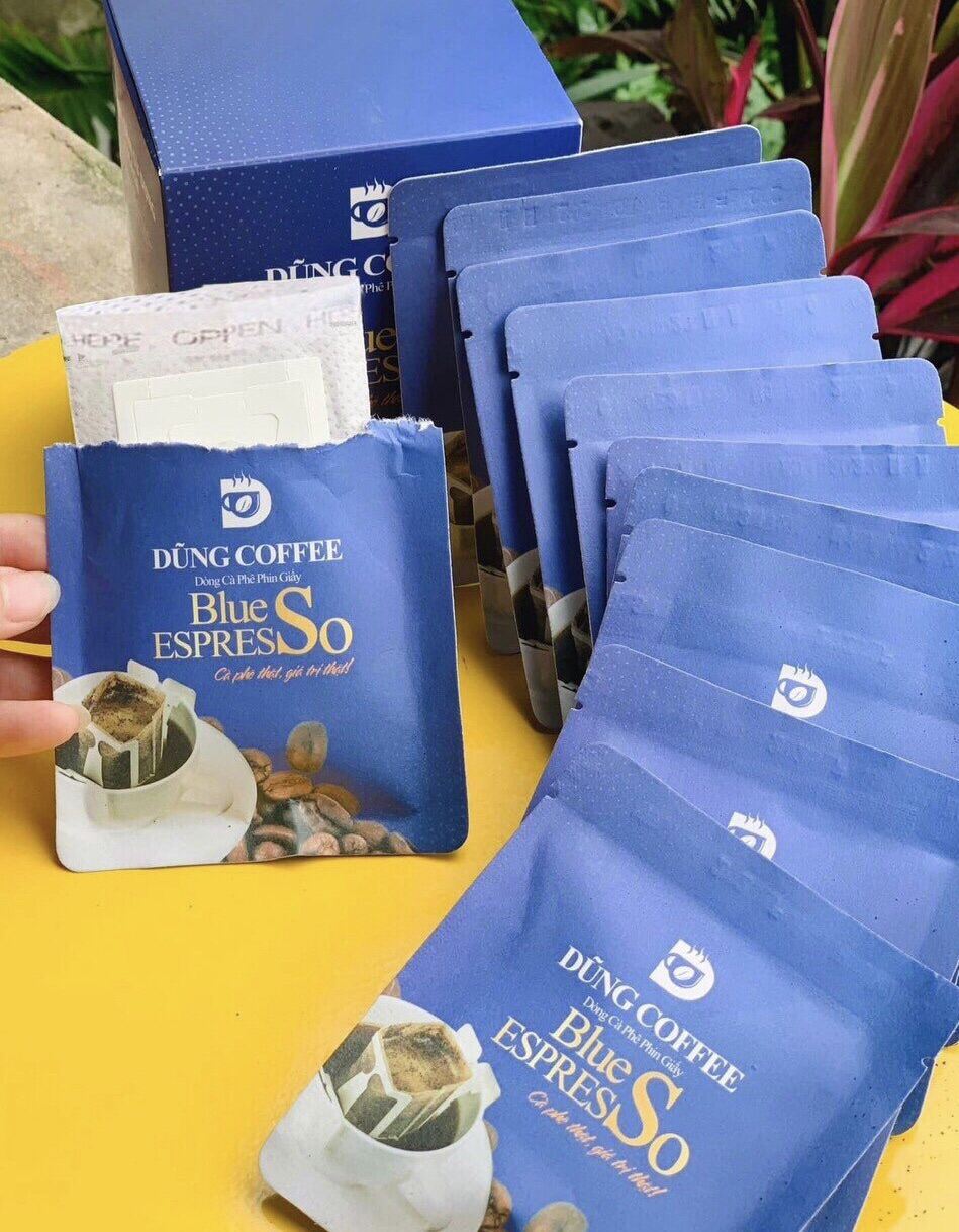 Cà phê phin giấy blue espresso  13g x 10 phin hộp - ảnh sản phẩm 1
