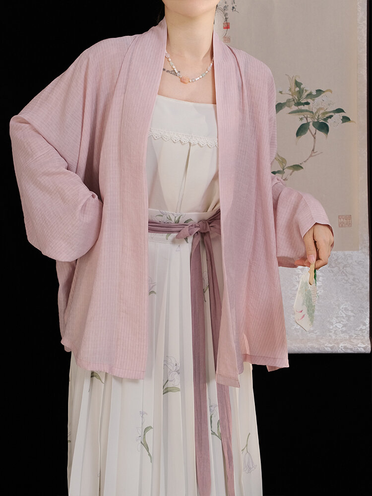 Áo Khoác Cardigan Tay Dài Cổ Chữ V Thường Ngày Phong Cách Mới Trung Hoa Cổ Truyền Tay Dài Thường Ngày Mùa Hè 2025