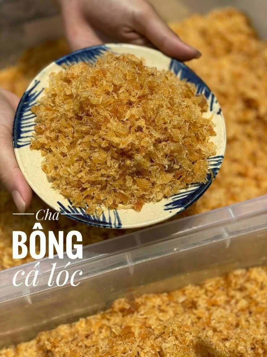 Chà bông cá lóc nhà làm 250gr