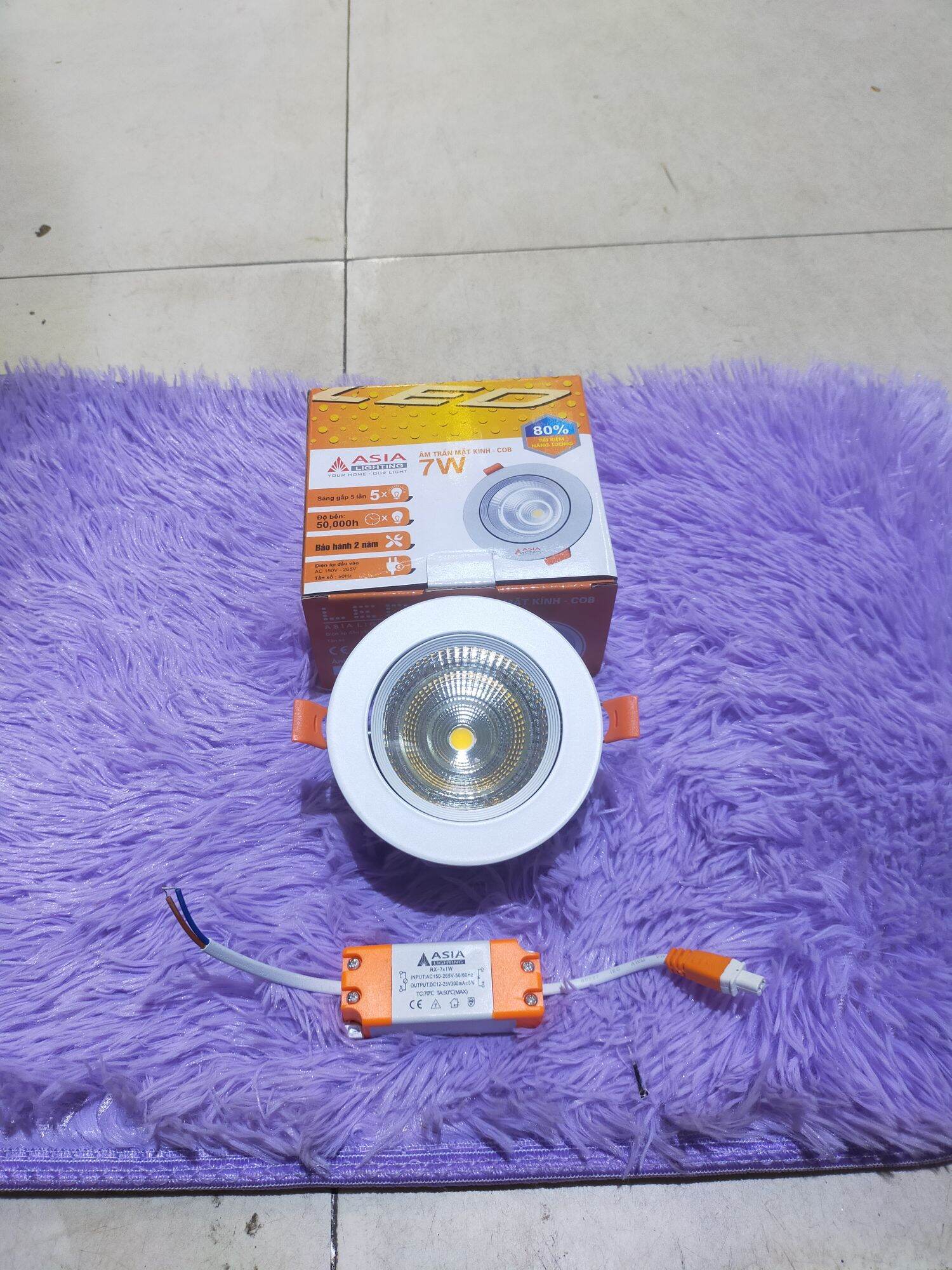 Âm trần rọi 5w-7w-12w Asia chính hãng