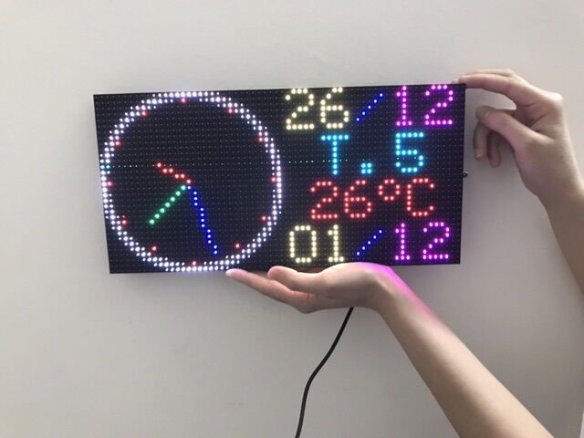 Đồng hồ lịch vạn niên led treo tường