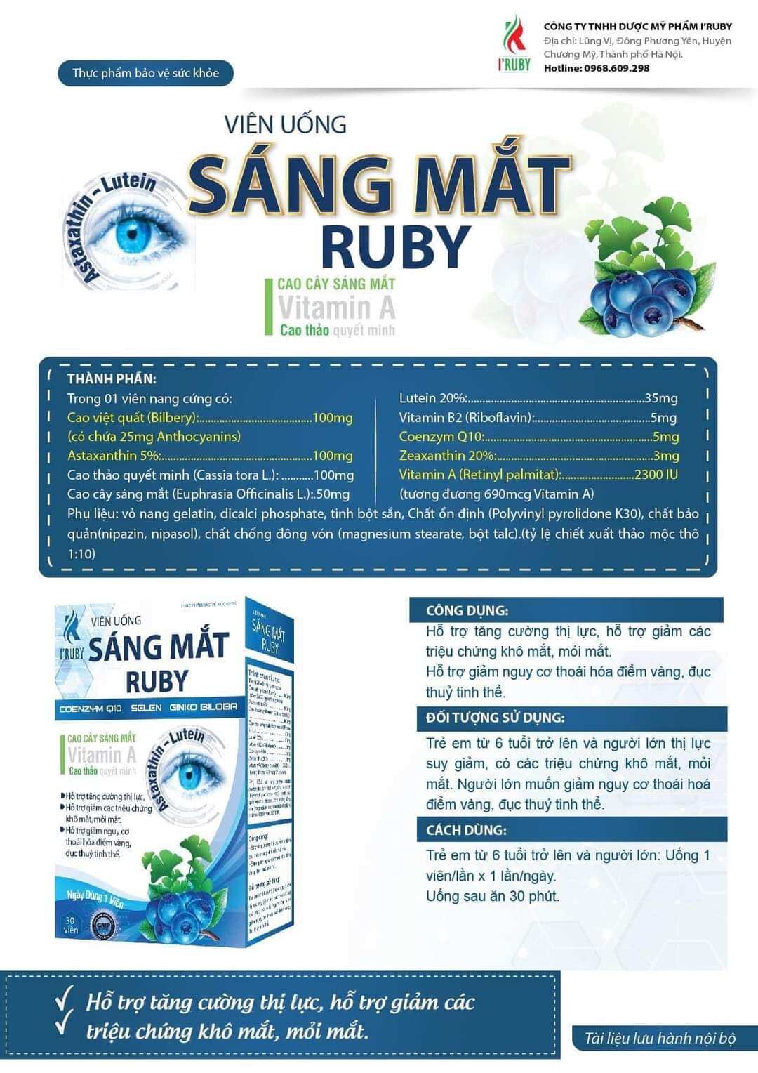 viên uống sáng mắt ruby