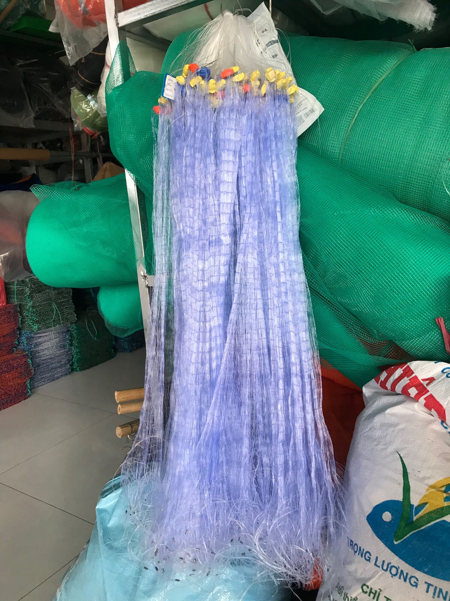 90-100mét lưới 1 màng cá rô sặc rô phi đủ loại