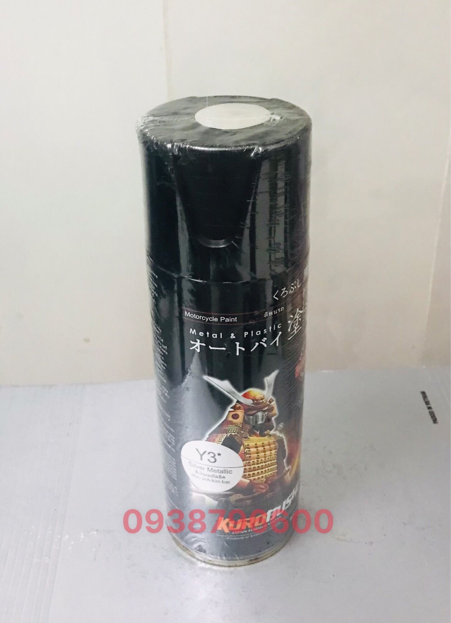 Sơn Samurai Y3 màu Bạc dễ Sơn các loại xe