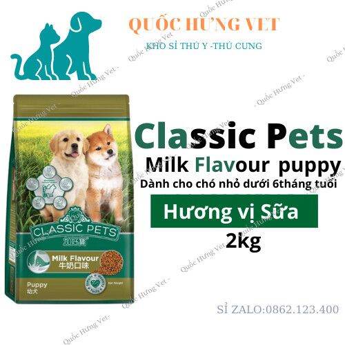 Thức ăn hạt cho chó con Classic Pets-QUỐC HƯNG VET