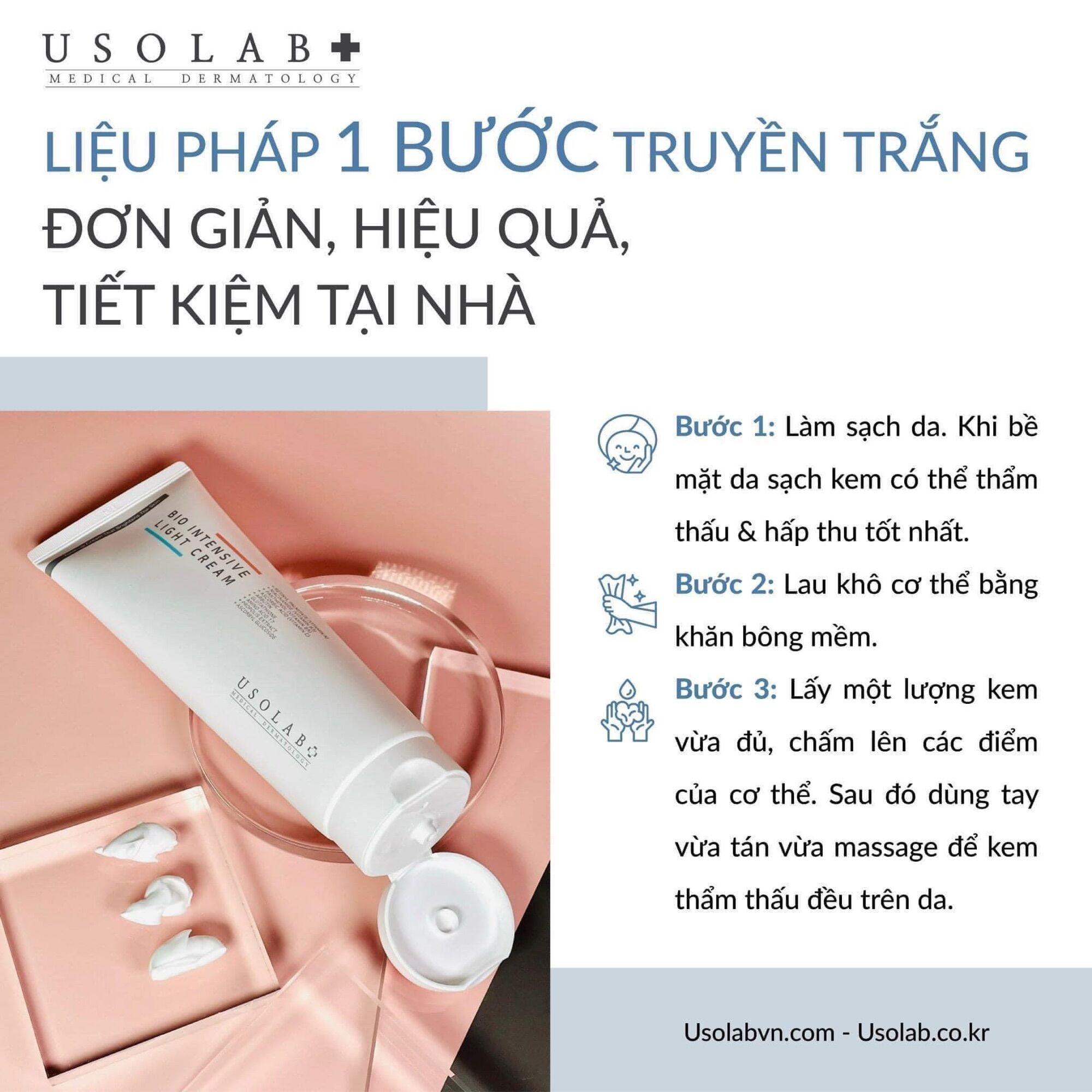 ( TEM PHỤ ) KEM TRUYỀN TRẮNG BODY USOLAB