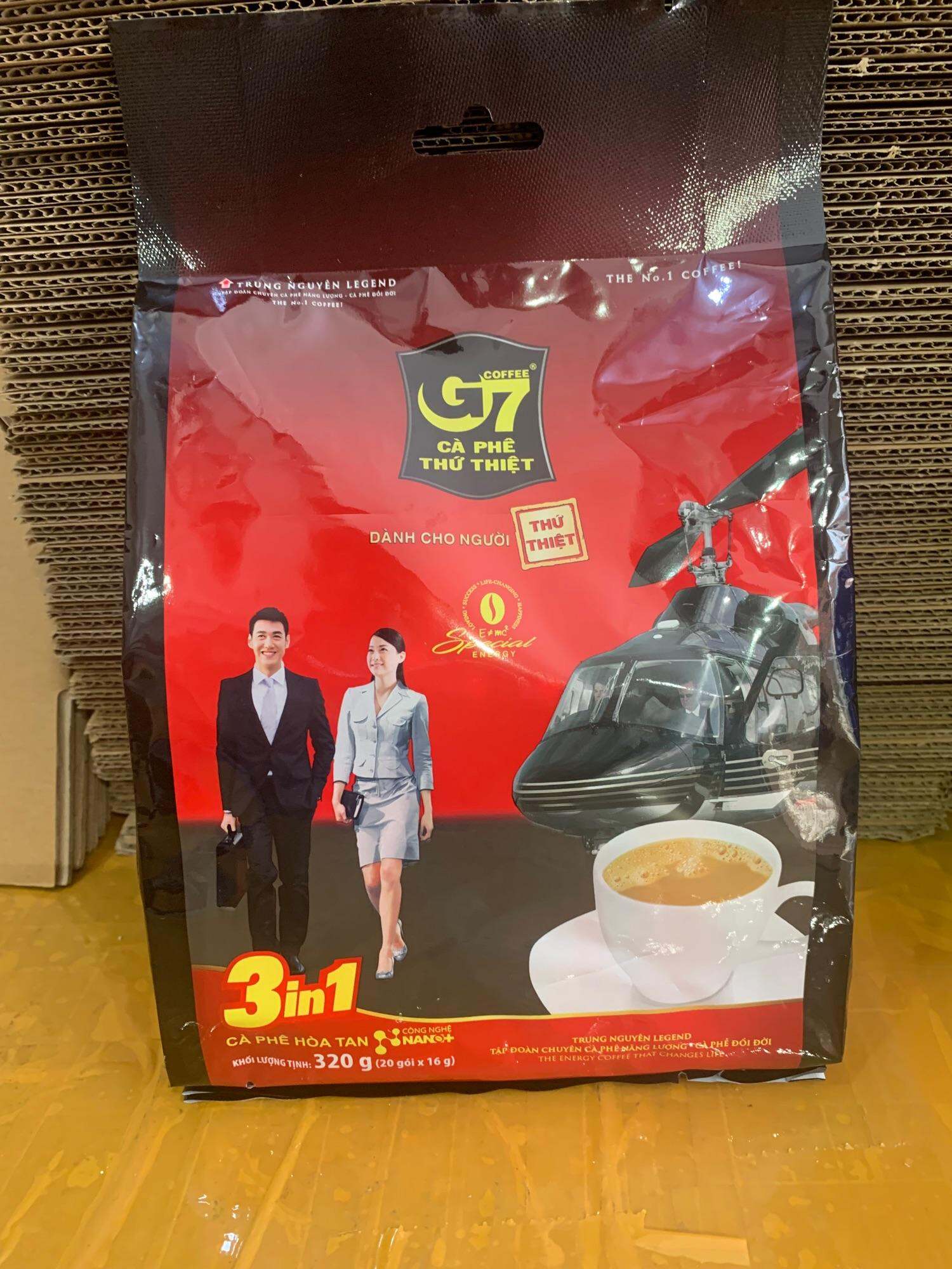 CÀ PHÊ G7 SỮA 3IN1 TRUNG NGUYÊN - BỊCH 20 GÓI