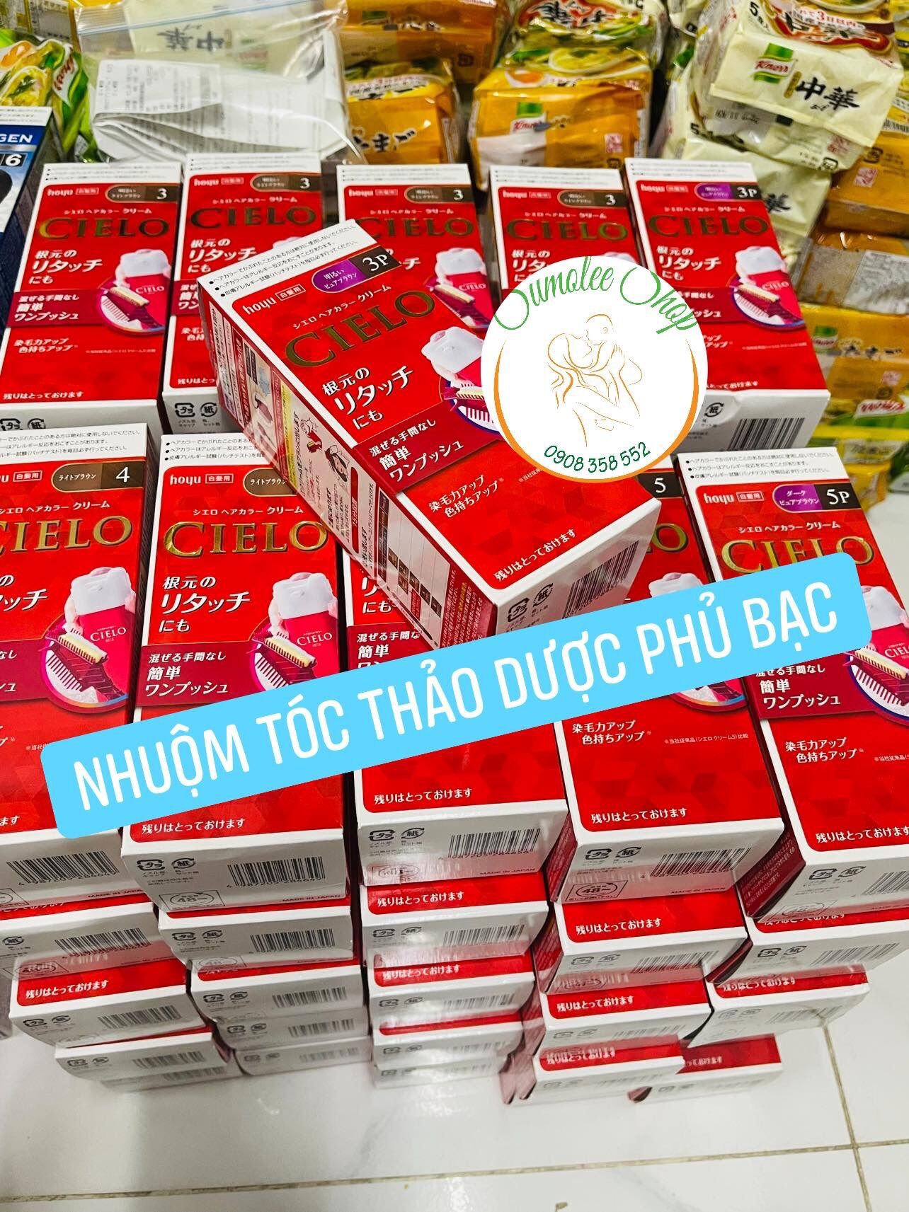 Nhuộm Tóc Thảo Dược Cielo Phủ Bạc