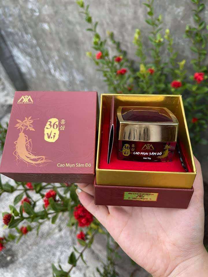 Cao mụn sâm đỏ 36 vị hủ lớn 15g chính hãng 1000%